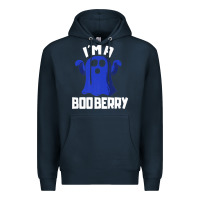 Navy Boo Berry Halloween Funny Blueberry for Berries Fans Premium Premium Hoodie - lanVoArt