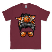 Burgundy basketball mom Classic Tee - RacoonDesign