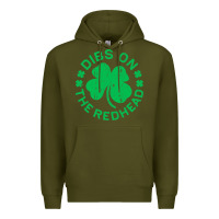 Army Green dibs on the redhead  st patricks day Premium Hoodie - lanVoArt