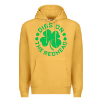 Mustard dibs on the redhead  st patricks day Premium Hoodie - lanVoArt