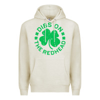 Oatmeal Heather dibs on the redhead  st patricks day Premium Hoodie - lanVoArt