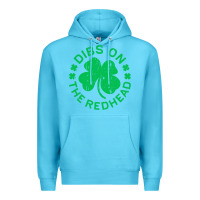 Ocean Blue dibs on the redhead  st patricks day Premium Hoodie - lanVoArt