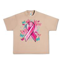 Burro Breast Cancer ribbon Cancer Awareness Urban Heavy Tee - HowdyJamesFarm