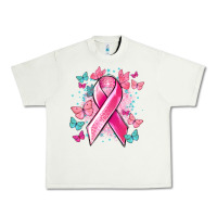 Pistachio Breast Cancer ribbon Cancer Awareness Urban Heavy Tee - HowdyJamesFarm