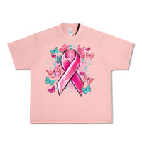 Salmon Breast Cancer ribbon Cancer Awareness Urban Heavy Tee - HowdyJamesFarm