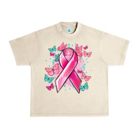 Sandshell Breast Cancer ribbon Cancer Awareness Urban Heavy Tee - HowdyJamesFarm