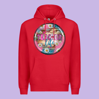 Teacher Life Earrings Premium Hoodie Designed By Bundleandbundleshop
