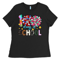 Black 100 days of school Ladies Tee - Artiststas