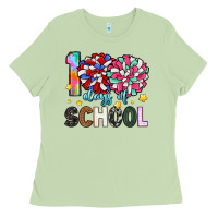 Matcha 100 days of school Ladies Tee - Artiststas