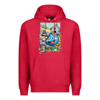 Cardinal dragon quest slime print Premium Hoodie - lanVoArt