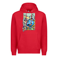 Red dragon quest slime print Premium Hoodie - lanVoArt