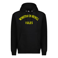 Black Trending Winston Churchill Rules Premium Hoodie - lanVoArt