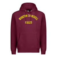 Burgundy Trending Winston Churchill Rules Premium Hoodie - lanVoArt