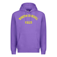 Purple Trending Winston Churchill Rules Premium Hoodie - lanVoArt