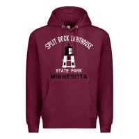 Burgundy Trending Split Rock Lighthouse Minnesota State Park Premium Hoodie - lanVoArt