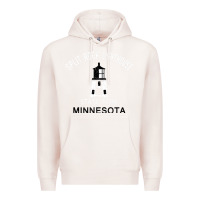 Pale Pink Trending Split Rock Lighthouse Minnesota State Park Premium Hoodie - lanVoArt