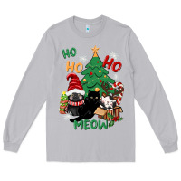 Moon Dust ho ho ho meow Long Sleeve Tee - CowGirlArtShop