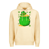 Pina Colada ireland leprechaun hat pot of gold irish st patricks day Premium Hoodie - lanVoArt