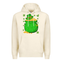 Tofu ireland leprechaun hat pot of gold irish st patricks day Premium Hoodie - lanVoArt