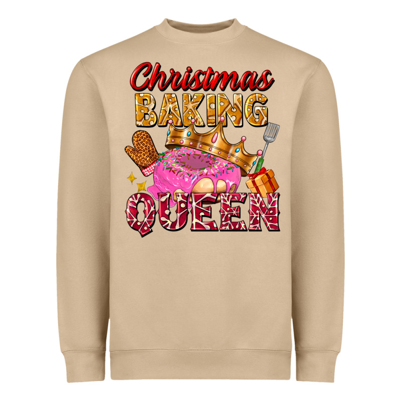 Christmas Baking Queen Heavyweight Sweatshirt by FaDigitalArtStudio | Teevron