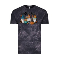 Cloud Black Fall Vibes Gnomes Vintage Tee - RanaPortraitStore