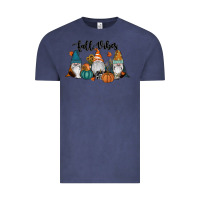 Vintage Denim Fall Vibes Gnomes Vintage Tee - RanaPortraitStore