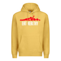 Antique Gold funny eat healthy sexy tee mens rude valentine day gifts Premium Hoodie - lanVoArt