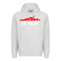 Dove Grey funny eat healthy sexy tee mens rude valentine day gifts Premium Hoodie - lanVoArt