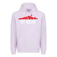 Lilac funny eat healthy sexy tee mens rude valentine day gifts Premium Hoodie - lanVoArt