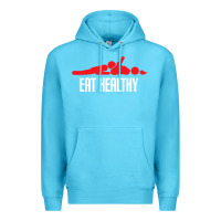 Ocean Blue funny eat healthy sexy tee mens rude valentine day gifts Premium Hoodie - lanVoArt