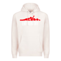 Pale Pink funny eat healthy sexy tee mens rude valentine day gifts Premium Hoodie - lanVoArt