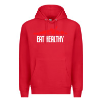 Red funny eat healthy sexy tee mens rude valentine day gifts Premium Hoodie - lanVoArt