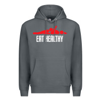 Rock funny eat healthy sexy tee mens rude valentine day gifts Premium Hoodie - lanVoArt