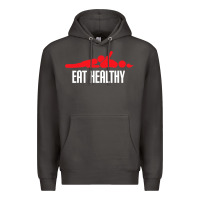 Smoke funny eat healthy sexy tee mens rude valentine day gifts Premium Hoodie - lanVoArt