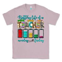 Lilac battery life of a teacher monday friday Classic Tee - NancyCooperArtShop