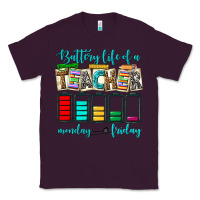 Plum battery life of a teacher monday friday Classic Tee - NancyCooperArtShop