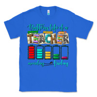 True Royal battery life of a teacher monday friday Classic Tee - NancyCooperArtShop
