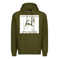 Army Green basenji funny dog lover gift t shirt Premium Hoodie - lanVoArt