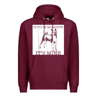 Burgundy basenji funny dog lover gift t shirt Premium Hoodie - lanVoArt