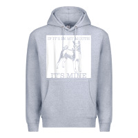 Heather Grey basenji funny dog lover gift t shirt Premium Hoodie - lanVoArt