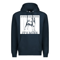 Navy basenji funny dog lover gift t shirt Premium Hoodie - lanVoArt