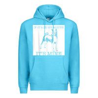 Ocean Blue basenji funny dog lover gift t shirt Premium Hoodie - lanVoArt