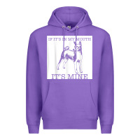 Purple basenji funny dog lover gift t shirt Premium Hoodie - lanVoArt