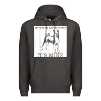 Smoke basenji funny dog lover gift t shirt Premium Hoodie - lanVoArt