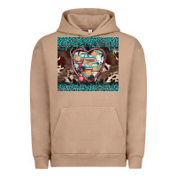 Pigment Burro western nurse stethoscope turquoise leopardes Urban Hoodie - BarkalooDesign