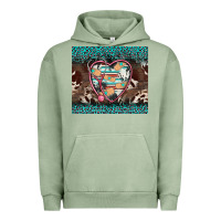 Pigment Oil Green western nurse stethoscope turquoise leopardes Urban Hoodie - BarkalooDesign