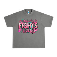 Tornado Nobody fights alone Cancer Awareness Urban Heavy Tee - HowdyJamesFarm