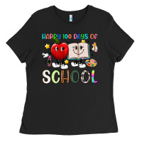 Happy 100 Days Of School Ladies Tee | Teevron