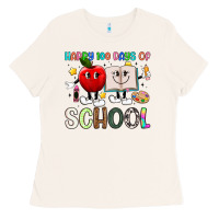 Bone happy 100 days of school Ladies Tee - Artiststas
