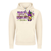 Vintage Artic Mardi Gras drinking team with gnome Vintage Hoodie - HowdyJamesFarm